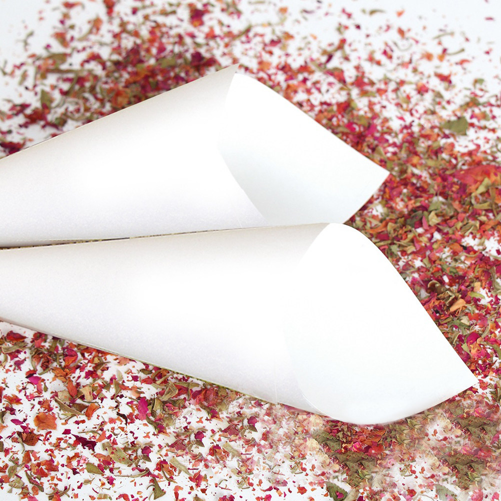 60個入り、紙製の花びら型コーン、クラフト紙製、パーティーグ - Papercraft Supply Confetti のレビューと価格