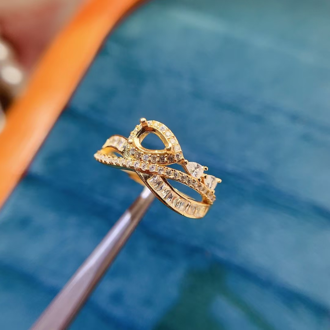 18K ゴールドメッキ 4 ミリメートル * 6 ミリメート - Supplier Wedding のレビューと価格