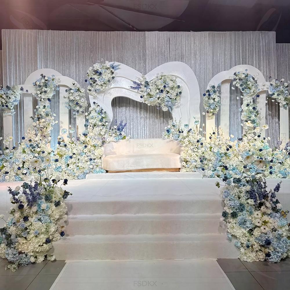 工場パーティー背景ステージ結婚式イベント装飾PVCアーチ背景 - Wedding Supply Factory のレビューと価格