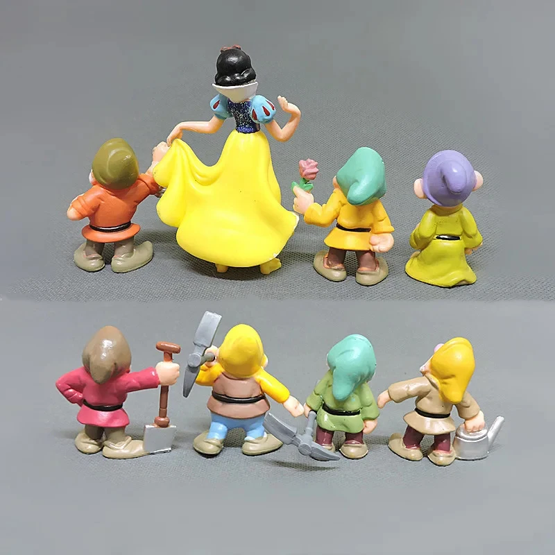 DSNプリンセス白雪姫アクションフィギュア七人の小人アニメフ - Wedding Cake Supply のレビューと価格