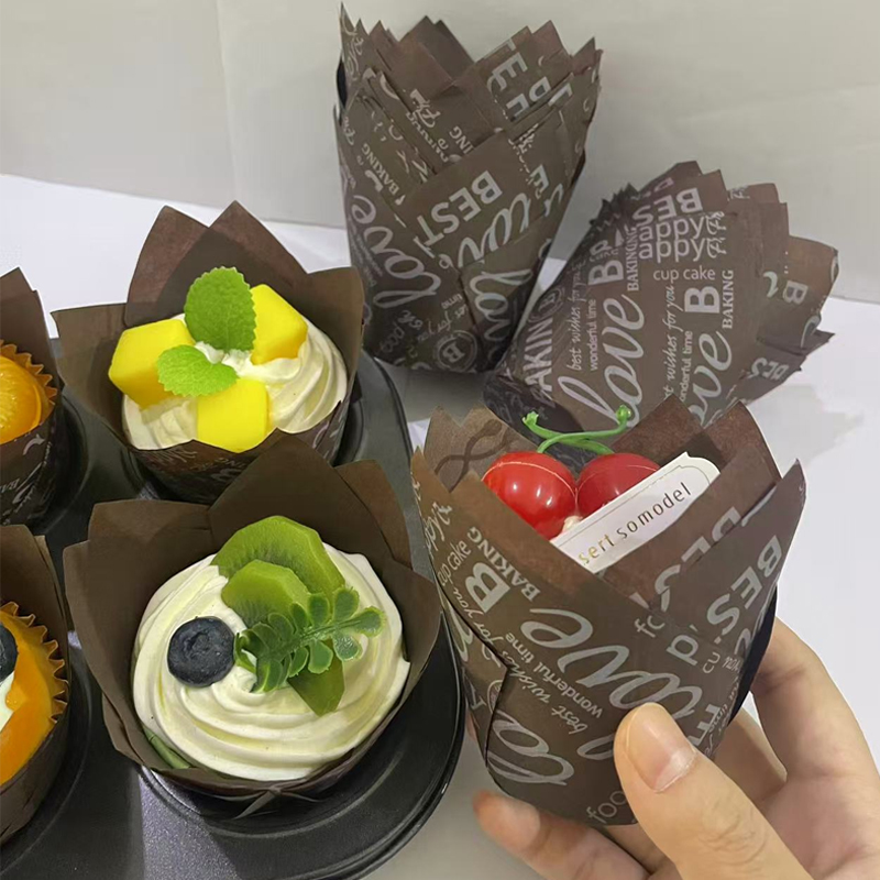 50個/100個 コーヒーをテーマにしたチューリップケーキ紙 - Wedding Cake Supply のレビューと価格