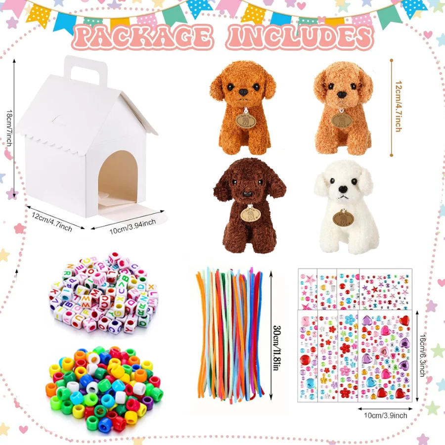 DIY「子犬を飼う」パーティー用ギフトキット 8～24セット - Wedding Day Supply Kit のレビューと価格