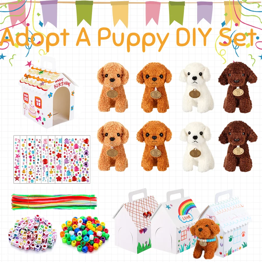 DIY「子犬を飼う」パーティー用ギフトキット 8～24セット - Wedding Day Supply Kit のレビューと価格