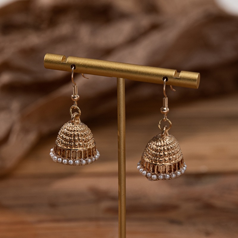 女性のためのレトロなパールタッセルイヤリング,エスニックハバ - Indian Wedding Supply のレビューと価格