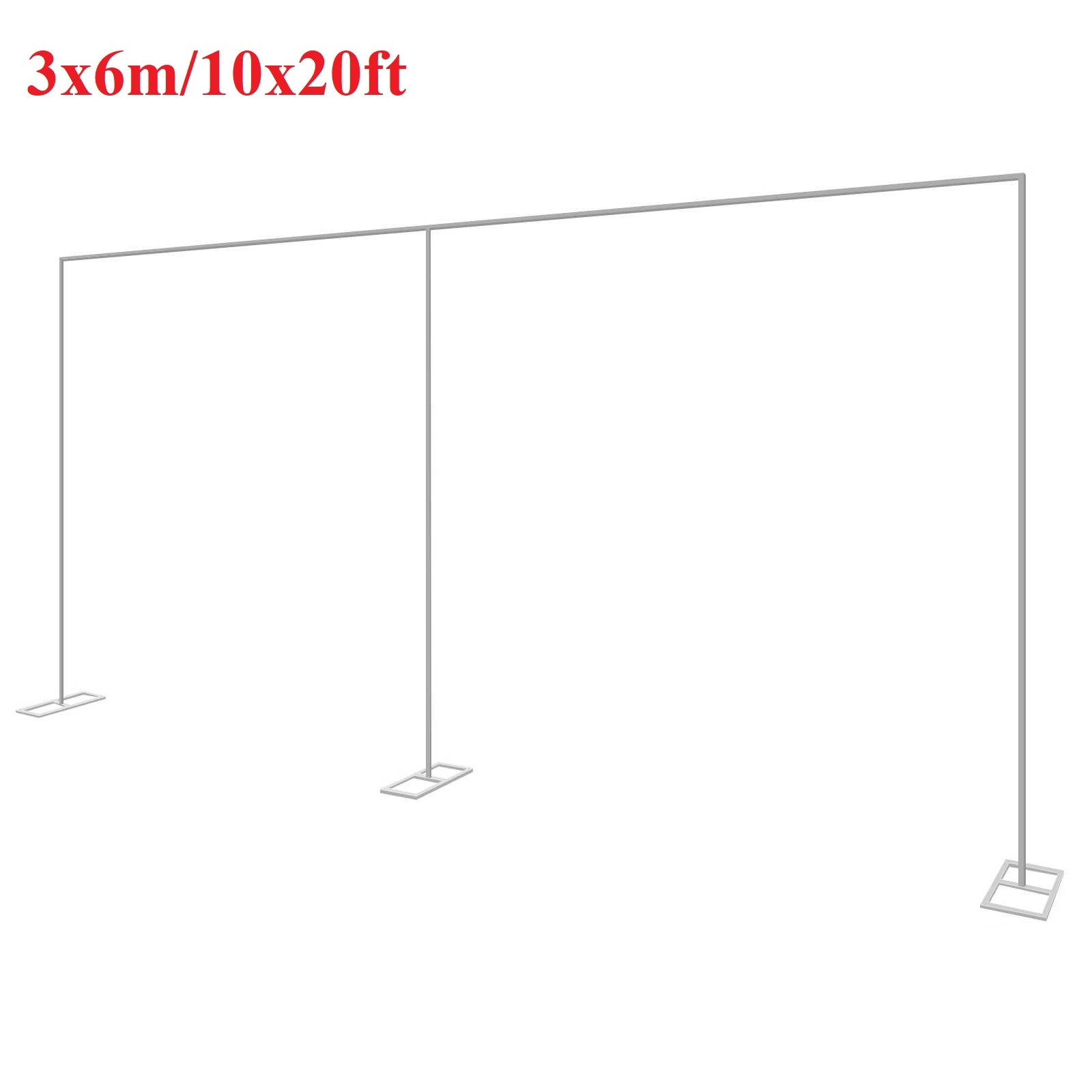 3x6m/10x20ft メタルウェディングアーチスタンド高 - Wedding Balloon Arch のレビューと価格