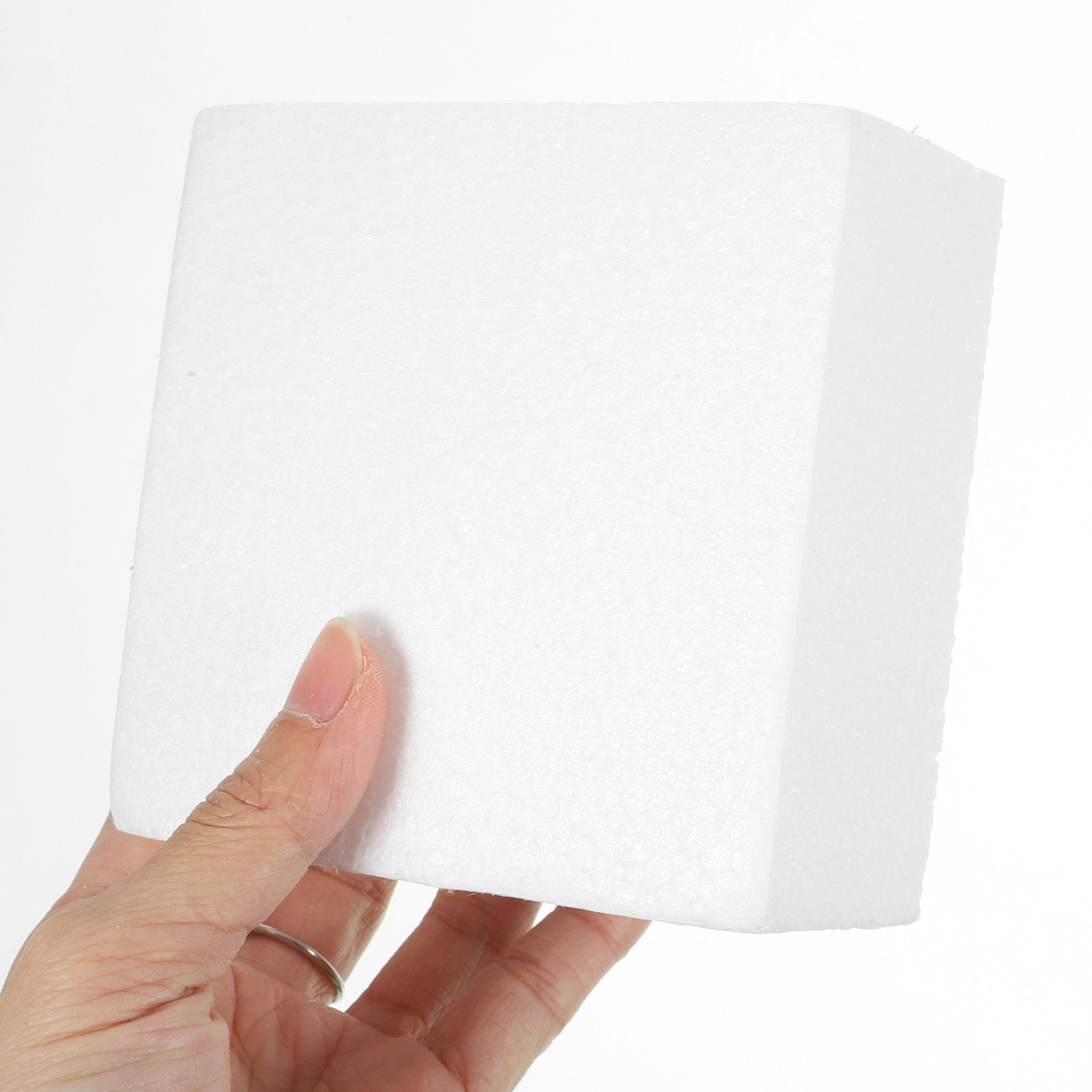 4個入りフォームケーキダミー、立方体、白、再利用可能、デコレ - Wedding Cake Supply のレビューと価格